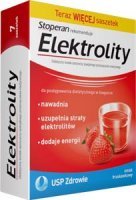 ELEKTROLITY O SMAKU TRUSKAWKOWYM, 7 saszetek