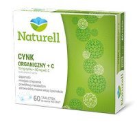 NATURELL CYNK ORGANICZNY + WITAMINA C, 60 tabletek