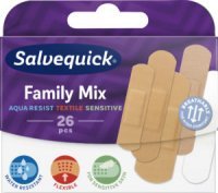 SALVEQUICK MED PLASTRY FAMILY MIX, 26 sztuk