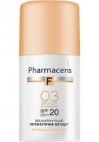 PHARMACERIS F fluid intensywnie kryjący COVERAGE-CORRECTION SPF 20, kolor BRONZE 03, 30 ml