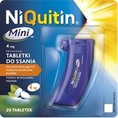 NIQUITIN MINI 4 mg, 20 tabletek do ssania