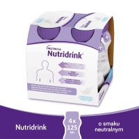 NUTRIDRINK o smaku neutralnym, 4x125 ml
