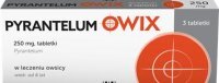 PYRANTELUM OWIX na owsiki 250 mg, 3 tabletki