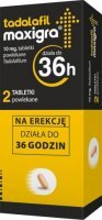 TADALAFIL MAXIGRA 10 mg, 2 tabletki