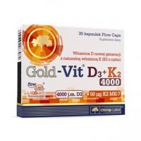 OLIMP GOLD-VIT D3 4000 + K2, 30 kapsułek