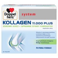 DOPPELHERZ SYSTEM KOLLAGEN 11000+, 30 ampułek