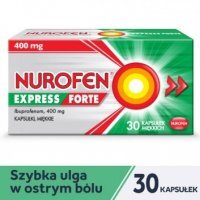 NUROFEN EXPRESS FORTE 400 mg, 30 kapsułek