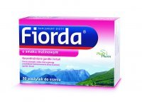FIORDA o smaku malinowym, 30 pastylek do ssania
