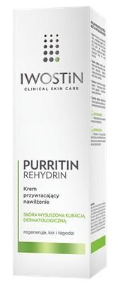 IWOSTIN PURRITIN REHYDRIN krem przywracający nawilżenie, 40 ml