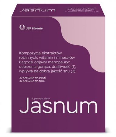 JASNUM, 30 kapsułek na dzień + 30 kapsułek na noc