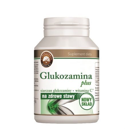 LABORATORIA NATURY GLUKOZAMINA PLUS, 180 kapsułek