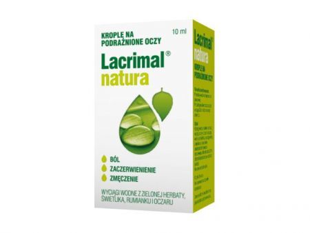 LACRIMAL NATURA krople do oczu, 10 ml