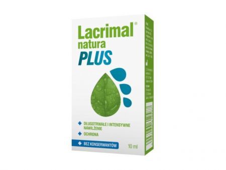 LACRIMAL NATURA PLUS krople do oczu, 10 ml