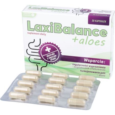 LAXIBALANCE+ALOES ZDROWE KORZYŚCI, 30 kapsułek