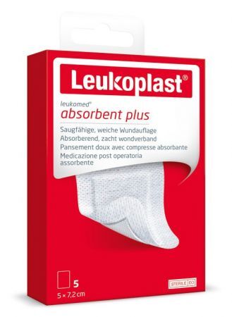 LEUKOPLAST ABSORBENT PLUS, 5 sztuk