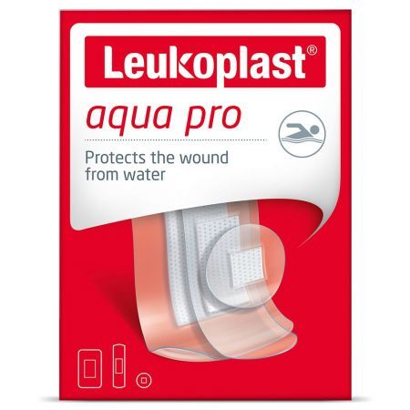 LEUKOPLAST AQUA PRO plaster z opatrunkiem mix, 20 sztuk