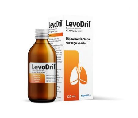 LEVODRIL syrop 60 mg/10 ml, 120 ml