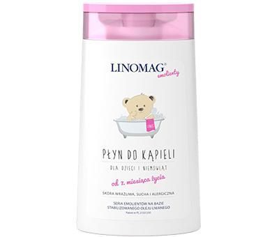 LINOMAG EMOLIENTY płyn do kąpieli dla dzieci i niemowląt, 400 ml