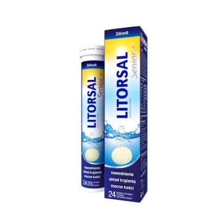 LITORSAL SENIOR+, 24 tabletki musujące
