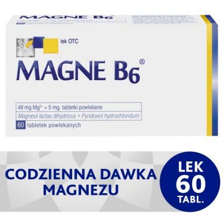 MAGNE B6, 60 tabletek