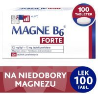 MAGNE B6 FORTE, 100 tabletek