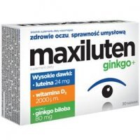 MAXILUTEN GINGKO+, 30 tabletek