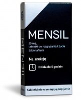 MENSIL na erekcję 25 mg, 4 tabletki