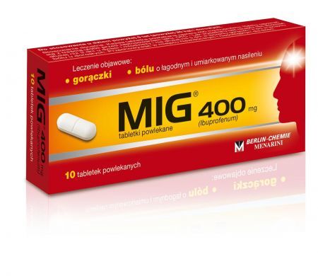 MIG 400 mg, 10 tabletek