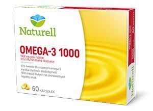 NATURELL OMEGA 3 1000 mg, 60 kapsułek