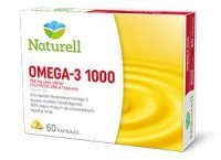 NATURELL OMEGA 3 1000 mg, 60 kapsułek