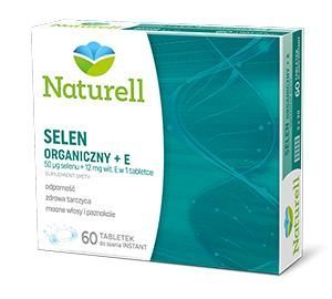 NATURELL SELEN ORGANICZNY+E, 60 tabletek do ssania