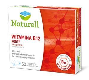 NATURELL WITAMINA B12 FORTE, 60 tabletek do ssania instant