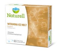 NATURELL WITAMINA K2 MK-7, 60 tabletek do ssania instant