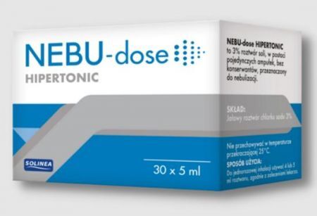 NEBU-DOSE HIPERTONIC 3%, 30 ampułek po 5 ml