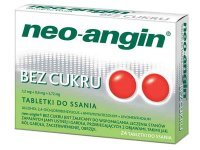 NEO-ANGIN bez cukru, 24 tabletki do ssania