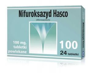 NIFUROKSAZYD 100 HASCO, 24 tabletki