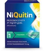 NIQUITIN 21 mg/24 godz., 7 plastrów