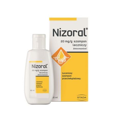 NIZORAL leczniczy szampon przeciwłupieżowy, 60 ml