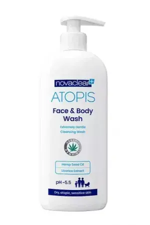 NOVACLEAR ATOPIS płyn do mycia twarzy i ciała, 500 ml