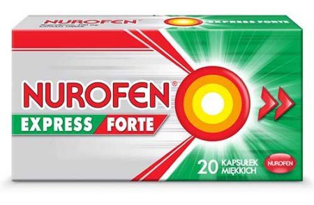 NUROFEN EXPRESS FORTE 400 mg, 20 kapsułek