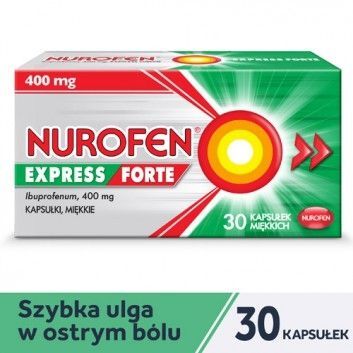 NUROFEN EXPRESS FORTE 400 mg, 30 kapsułek