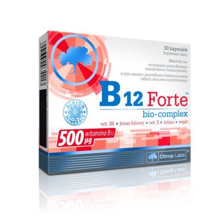 OLIMP WITAMINA B12 FORTE BIO-COMPLEX, 30 kapsułek