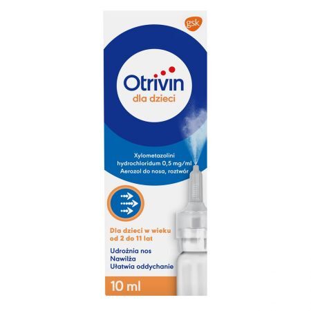 OTRIVIN DLA DZIECI aerozol do nosa, 10 ml