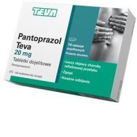 PANTOPRAZOL TEVA 20 mg, 14 tabletek