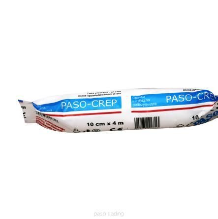 PASO-CREP OPASKA ELASTYCZNA PODTRZYMUJĄCA 4 m x 10 cm