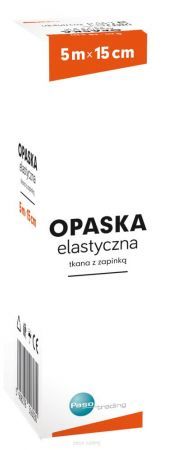 PASO OPASKA ELASTYCZNA TKANA Z ZAPINKĄ 5 m x 15 cm