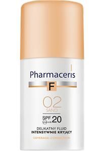 PHARMACERIS F fluid intensywnie kryjący COVERAGE-CORRECTION SPF 20, kolor SAND 02, 30 ml