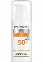 PHARMACERIS S MEDI ACNE PROTECT ultra ochronny krem-żel dla skóry trądzikowej, mieszanej i tłustej SPF50+, 50 ml