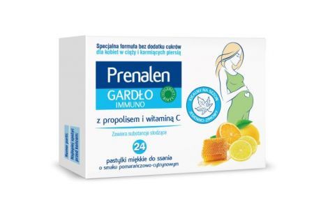 PRENALEN GARDŁO IMMUNO, 24 pastylki do ssania