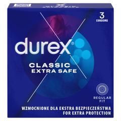 PREZERWATYWY DUREX CLASSIC EXTRA SAFE, 3 sztuki